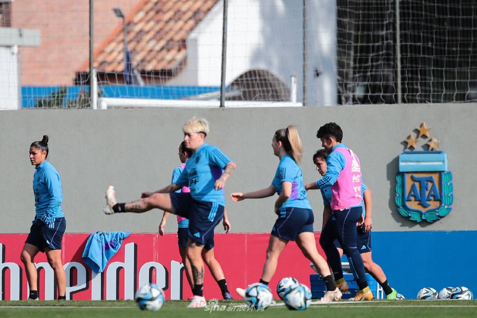 阿根廷女足训练备战