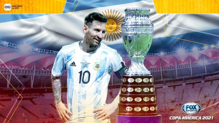 历史上的今天：阿根廷夺得美洲杯冠军梅西首次国家队大赛夺冠